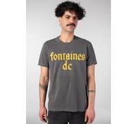 Fontaines D.C. - Gothic Logo Stone Wash - T-Shirt - grey - L - 100% Cotton L