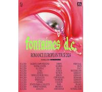Fontaines DC European Tour 2024 A3 Print Poster Wall Art Home Decor Album Gift Present Photo Living Room Dining Room Bedroom Unframed Concert Tour Gig Live Retro Music Arena