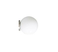 FontanaArte Pallina Wall Lamp Small Brushed Nickel