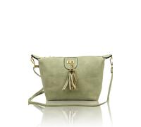 Fontanella Fashion Classica Tassel Pu Leather Cross-Body Shoulder Bags In Bright Green Bright Green One Size