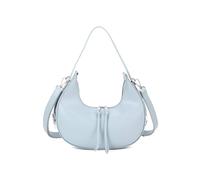 Fontanella Fashion Luna Cresecent Shaped Pu Leather Crossbody Shoulder Bag With Adjustable Strap In Light Blue Light Blue One Size