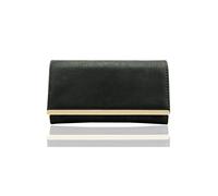 Fontanella Fashion Lystra Pu Leather Click-On Purse In Black Black