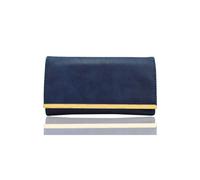 Fontanella Fashion Lystra Pu Leather Click-On Purse In Navy Navy
