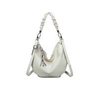 Fontanella Fashion Quinn Pu Leather Hobo Shoulder Bag In Light Grey Light Grey