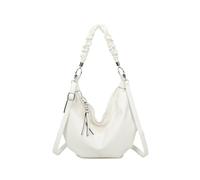Fontanella Fashion Quinn Pu Leather Hobo Shoulder Bag In White White
