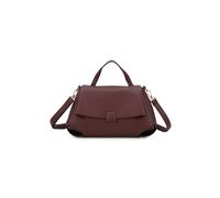 Fontanella Fashion The Midtown Luxe Top Handle Bag With Extra Removable Shoulder Strap In Burgundy Burgundy