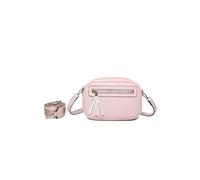 Fontanella Fashion Urban Charm Tassel 2 Compartments Multi Pocket Crossbody Bag With Two Bag Straps In Pink Pink