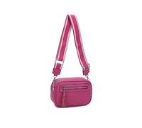 Fontanella Fashion Urban Charm Tassel 2 Compartments Multi Pocket Crossbody Bag With Two Bag Straps In Plum Plum