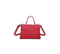 Fontanella Fashion Women's Avery Minimalist Top Handle Bag With Removable Strap in Red