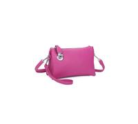 Fontanella Fashion Women's Elara PU Leather Triple Compartment Crossbody Bag With Fixed Lock in Cerise Fontanella Fashion Cerise One Size