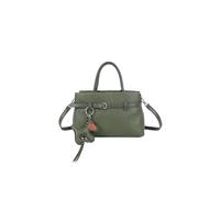 Fontanella Fashion Women's Elegant Crossbody Shoulder Handbag Top Handle Adjustable Strap Dog Charm Accessory (Olive)