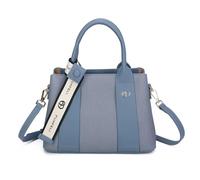 Fontanella Fashion Women's Elegant Structured Decorative Band Accessory Crossbody Shoulder Bag Spacious Stylish Everyday Purse (Bluebell)