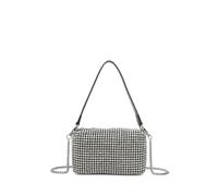Fontanella Fashion Women's Koma Diamond Embellished Chain Shoulder Bag in Silver Fontanella Fashion Silver One Size