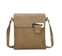 Fontanella Fashion Womens Lightweight PU Leather Messenger Sling Handbag Shopper Shoulder Bag with Long Adjustable Crossbody Strap