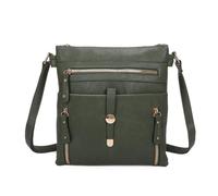 Fontanella Fashion Womens Lightweight PU Leather Messenger Sling Handbag Shoulder Bag with Adjustable Long Strap Crossbody Bag