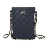 Fontanella Fashion Women's Quilted Crossbody Bag Diamond Stitched Handbag with Woven Chain Strap Slim Phone Pouch for Everyday Use