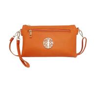 Fontanella Fashion Women's Small Synthetic Leather Crossbody Bag Compact Zippered Purse Lightweight Handbag Secure Organizer for Travel and Everyday Use