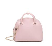 Fontanella Fashion Women's Sophisticated Elegant Gold Bead Strap Detail Munn Mini PU Crossbody Bag (Pale Pink)