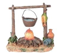 Fontanini LED Light up Campfire Italian Nativity Village Accessory 59532 by Fontanini