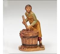 Fontanini, Nativity Figure - Dionysius, Wine Maker, for 5" Scale Nativity Figure Collection, 5" H, Polymer, Designed and Manufactured in Tuscany, Hand Painted, Beautifully Detailed, Realistic