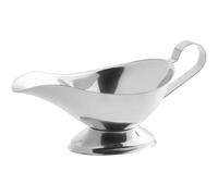 FONTEME 5oz Stainless Steel Gravy Boat | Roasting Sauce Dish Dispenser | Ergonomic Handle | Big Dripless Lip Spout | 5oz [1PK]