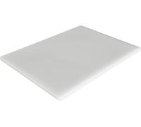 FONTEME White Color Coded Polypropylene Cutting Board 12" x 18" x 1" | Non-Slip Surface | Dishwasher Safe | Great For Vegetable, Fruit, Meat, Chicken, Fish, Cheese, Bread, And More. WHITE [1PK]