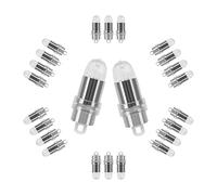 Fontien Pack of 24 LED Paper Lanterns Lights，Waterproof Led Light for Balloon and Paper Lantern Easter Birthday Wedding Baby Party Shower Decoration (White)