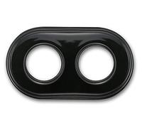 Fontini 31-802-27-2 - Beech Wood Frame 2 Elements Porcelain Black Pack