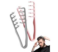 Fonyiunce Texture Comb Pack of 2 Volume Tool for Roots, Men and Women, with Styling Tooth Comb for the Hair Roots with Bangs Roots Care for Volume Care