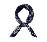 FONYVE Silk Feeling Scarf Medium Square Satin Head Scarf for Women 27.5 27.5 inches