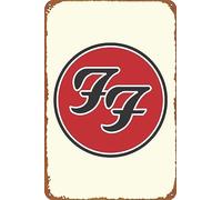 Foo Fighter music poster Retro tin Sign Wall Art Decor Metal Sign Decoration Sign 8x12 inch