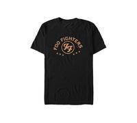 Arched Stars T Shirt Foo Fighters Black L