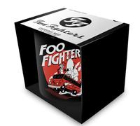 Foo Fighters (Bus Black Mug, 315ml / 11oz Ceramic Cup, Official Licensed Rock Band Merchandise, Premium Drinkware Gift for Music Fans & Collectors