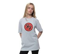 Foo Fighters Childrens/Kids Logo T-Shirt (7-8 Years) (Heather Grey)