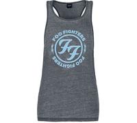 Foo Fighters Circle Logo Top mottled dark grey S