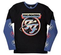 Foo Fighters Comet Layered Long Sleeve T-Shirt in Black | Size: Small Foo Fighters Black S