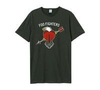 Foo Fighters Eagle Tattoo Amplified Charcoal Large Unisex T-Shirt NEW