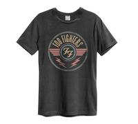 Foo Fighters FF Air Amplified Charcoal Small Unisex T-Shirt NEW