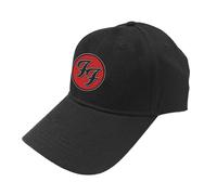 Foo Fighters FF Band Logo Baseball Cap in Black Foo Fighters Black One Size