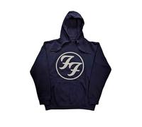 Foo Fighters FF Band Logo Hoodie in Blue | Size: Large Foo Fighters Blue L
