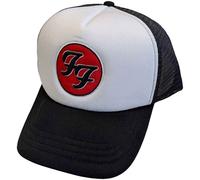 Foo Fighters FF Band Logo Trucker Baseball Cap in Black Foo Fighters Black One Size