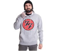 Foo Fighters - FF Logo Grey - Hoodie - grey - S - 60% Cotton, 40% Polyester,Sweat S