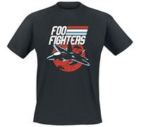 Foo Fighters Fighter Jet T-Shirt Black L