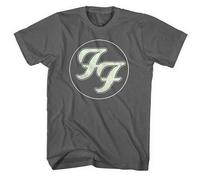 Foo Fighters Gold FF T-Shirt in Grey | Size: 2XL Foo Fighters Grey 2XL