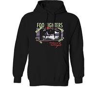 Foo Fighters Hoodie Medicine At Midnight Official Mens Black Pullover Medium