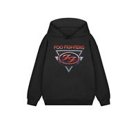 Foo Fighters Kids Hooded Fleece | Classic Black Band Logo Long Sleeve | Music Theme Casual Wear | Unisex Children's Graphic Top | Pullover Sweatshirt