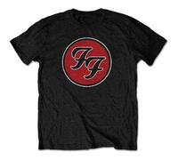 Foo Fighters Kids T Shirt FF Band Logo New Official Black Ages 1-14 Yrs, Black, 10 Years