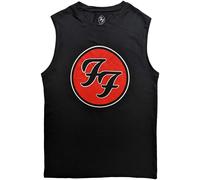 Foo Fighters Logo Cotton Tank Top in Black | Size: XL Foo Fighters Black XL