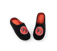 Foo Fighters Men's Adult Mule Slippers (Black) in Black | Size: 7-8 Foo Fighters Black 7-8