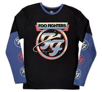 Foo Fighters Men's Comet Layered Long-Sleeved T-Shirt in Black | Size: 2XL Foo Fighters Black 2XL